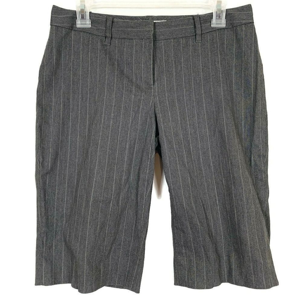 Womens MICHAEL KORS Gray Stripe Short Sz 4